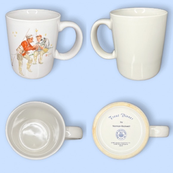 Set of 4 Vintage Norman Rockwell Collectors Mugs 1987 Museum Collections, Inc. - Picture 12 of 15